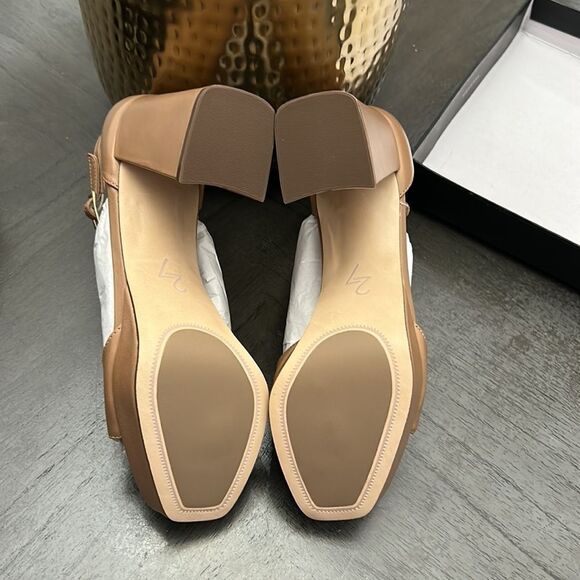 27 EDIT Naturalizer Jae Leather T-Strap Platform Dress Sandals - Picture 3 of 11